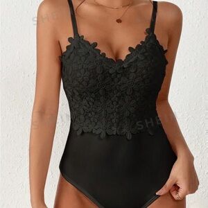 SHEIN Laced Top Cami Style Body Suit